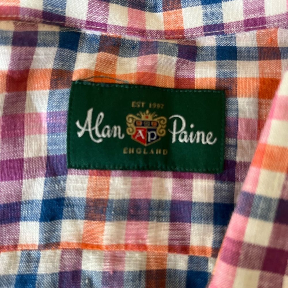 Alan Paine plaid top - Picture 4 of 8